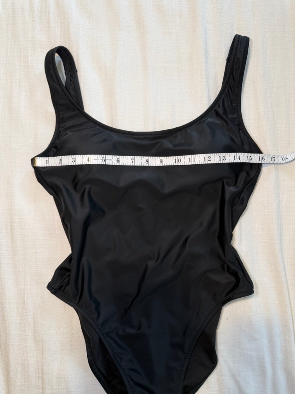 J Crew NWT Swim Scoop Back Swimsuit Size 8 Black - Picture 11 of 12